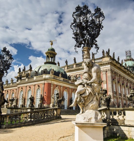 Neues Palais in Potsdam, Germany.